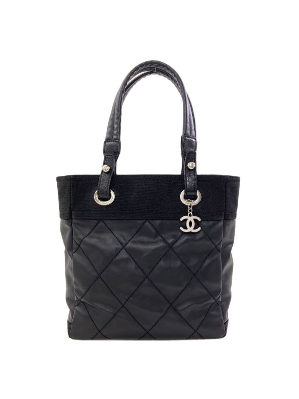 Chanel Paris Biarritz Tote PM Silver